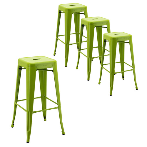 BistroFive 76cm Einna Tolix Inspired Counter Stools Temple Webster